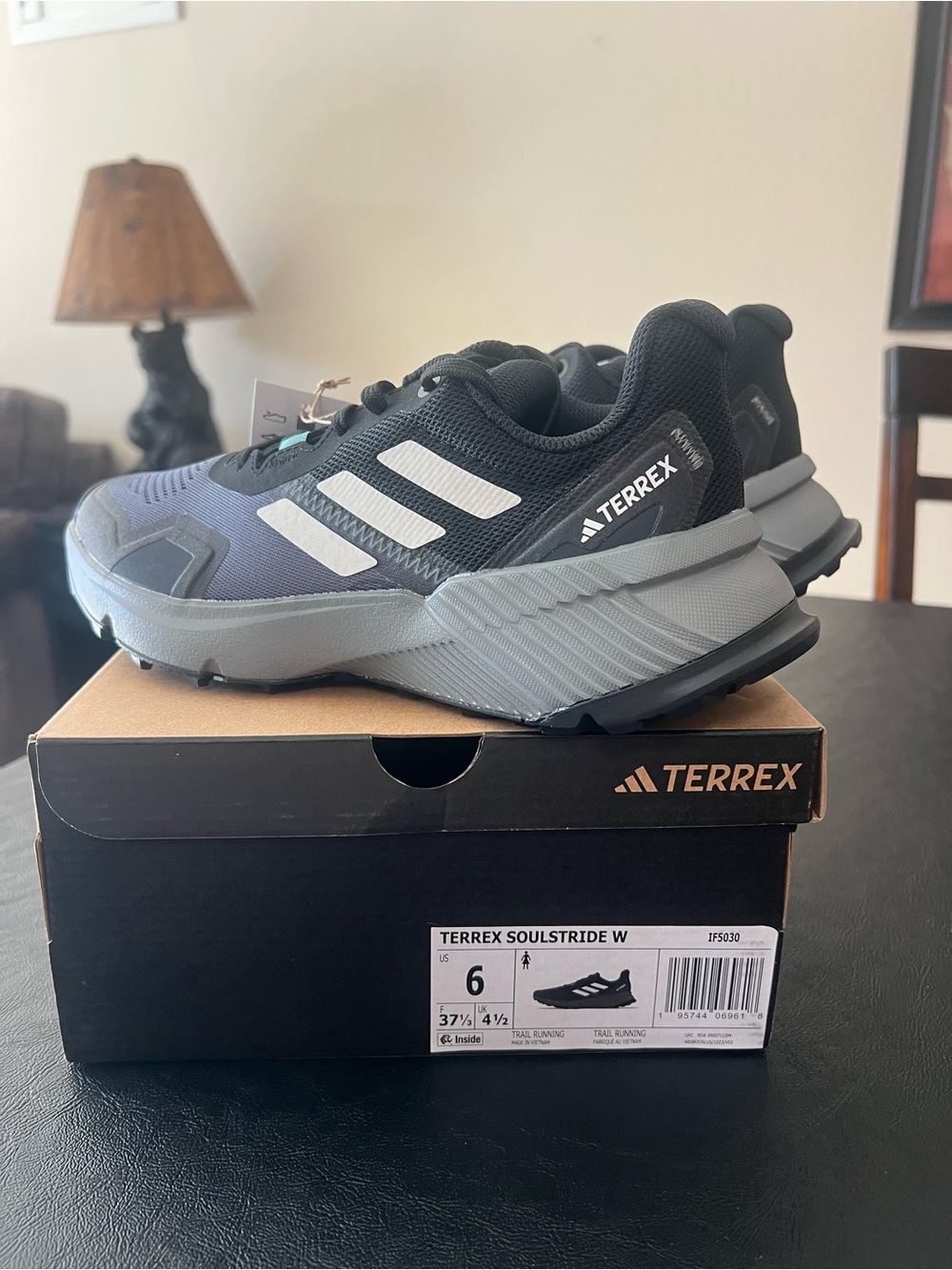 NEW Adidas Terrex Trail Sneakers in Black and Gray